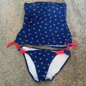 Blue and Pink Tankini